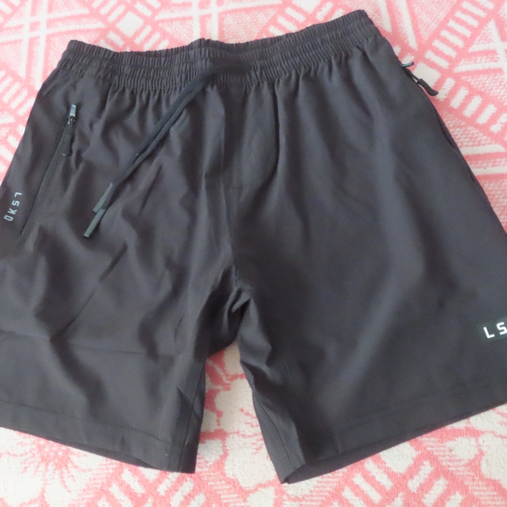 LSKD Rep 7” Performance Shorts Size Small black $65.00 (29x7) NWOT
